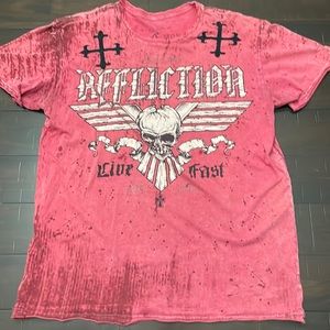 Affliction Short Sleeve Size Large